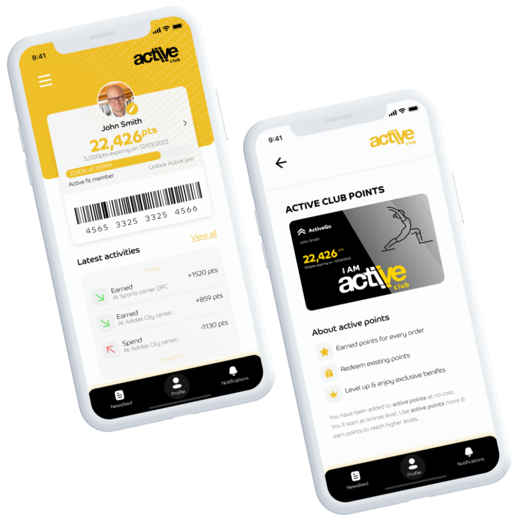 Active Club App Features